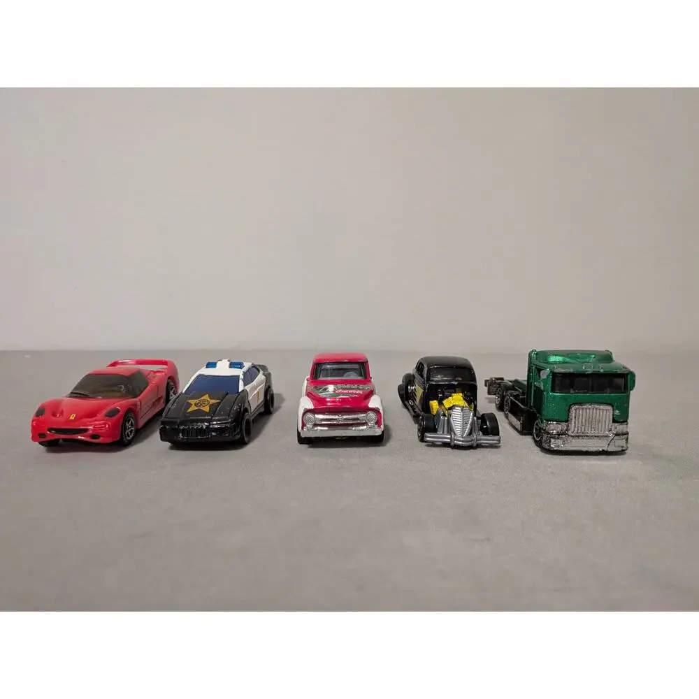 Lot of 5 Vintage Matchbox Cars 1990s Diecast Toy Vehicles Loose Play Worn